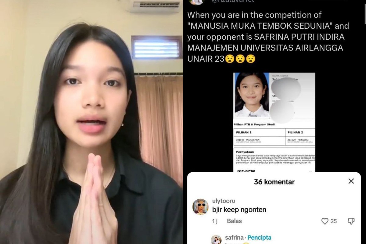 Akun IG hingga Orang Tua Safrina Putri Indira Diburu Netizen, Imbas Kasus Plagiat Tugas Mahasiswi UNAIR, Viral Tiktok