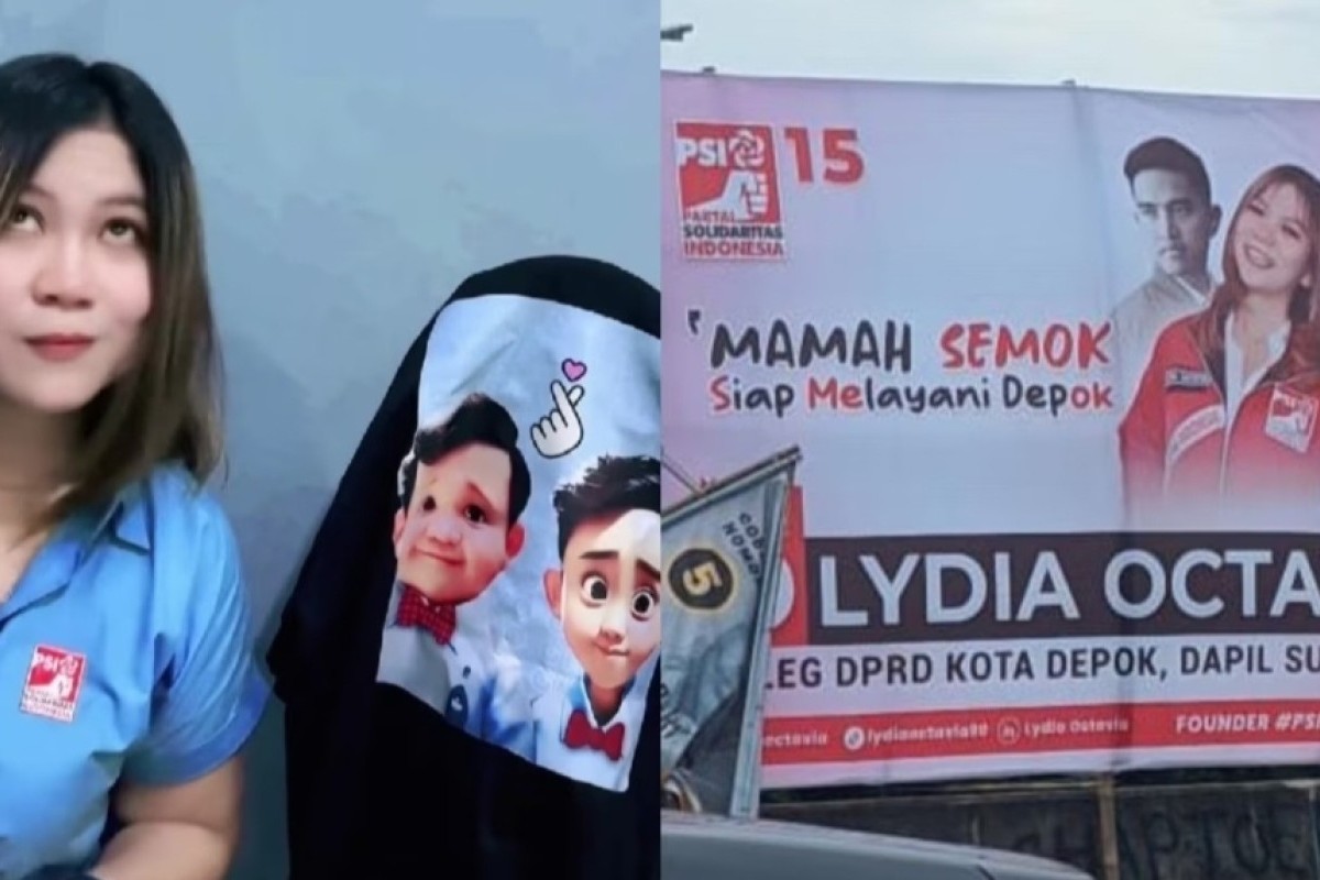 Profil Dan Tampang Lydia Octavia Si Mama Semok Caleg DPRD Dari PSI, Viral Dengan Tagline Spanduknya, Auto Banjir Kritik 